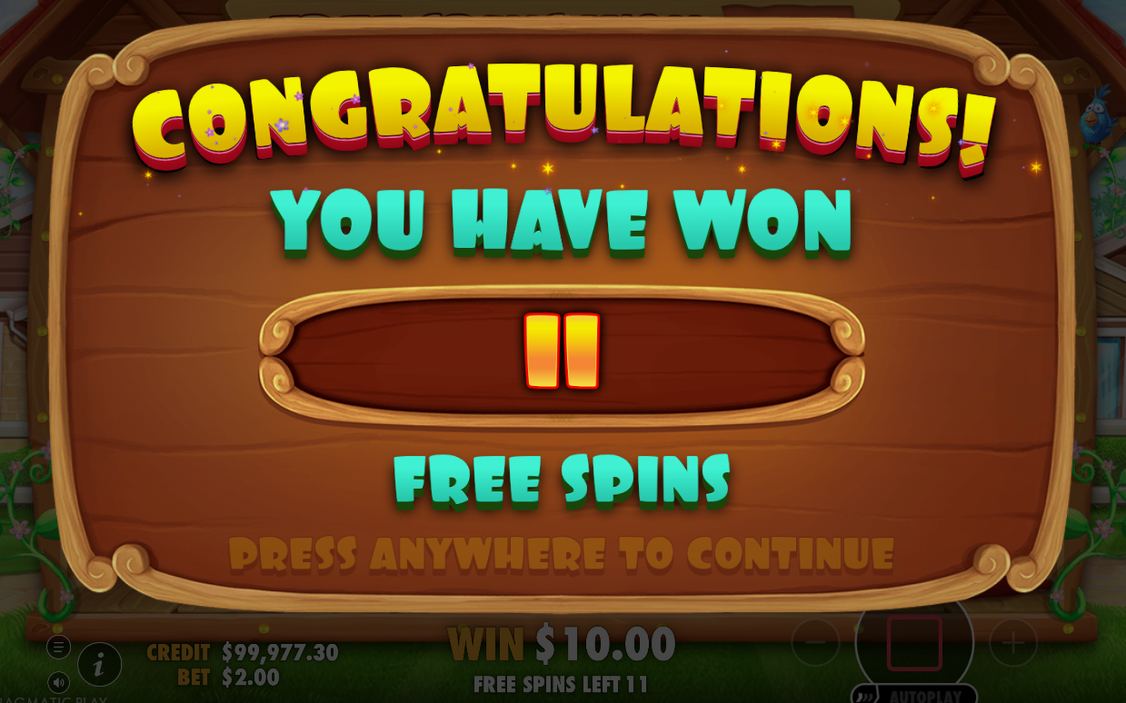 Free Spins med en sticky Wild och dess fasta multiplikator